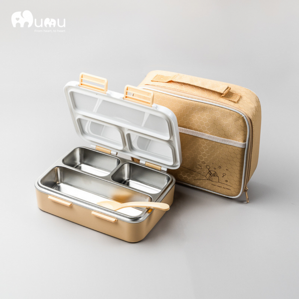 Mumu Tiga - Mumu 3-compartments non detatchable Lunch Box
