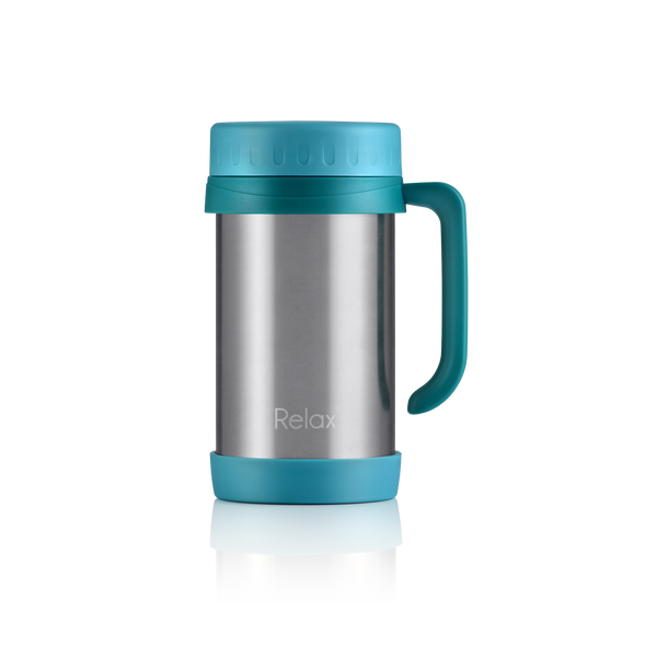 RELAX 500ML CAMERON STAINLESS STEEL THERMAL MUG - RIVER