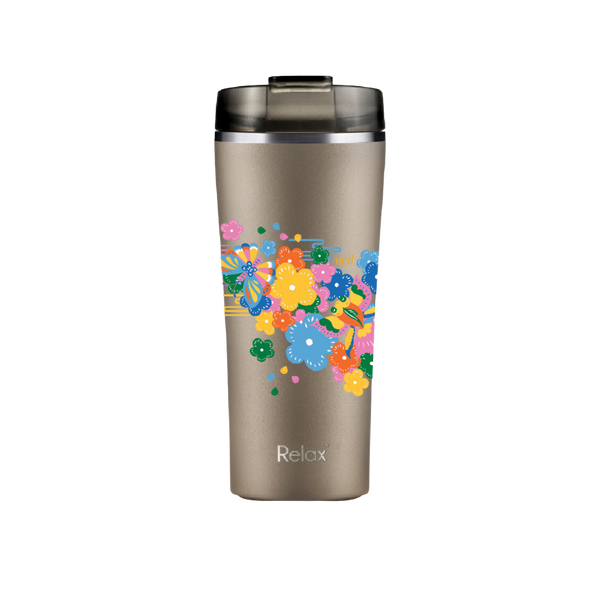 RELAX X MELL 480ML EXECUTIVE STAINLESS STEEL THERMAL TUMBLER - WG2