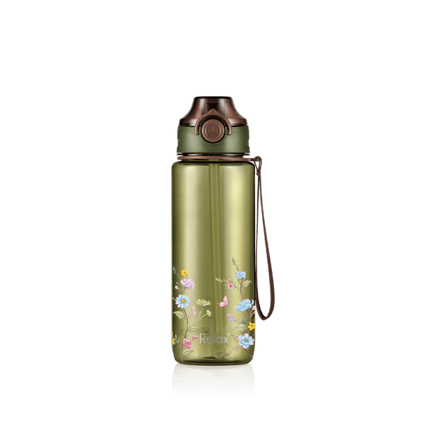 RELAX BLOOM COLLECTION 800ML TERRA TRITAN BOTTLE - PLANTS