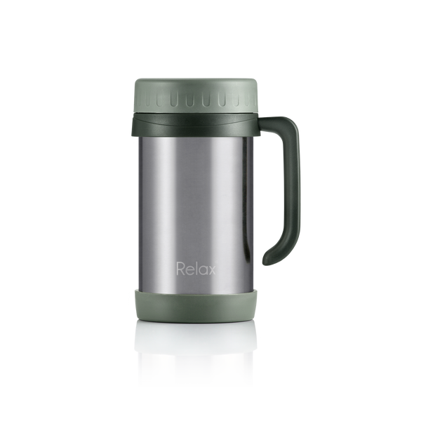 RELAX 500ML CAMERON STAINLESS STEEL THERMAL MUG - CAMP