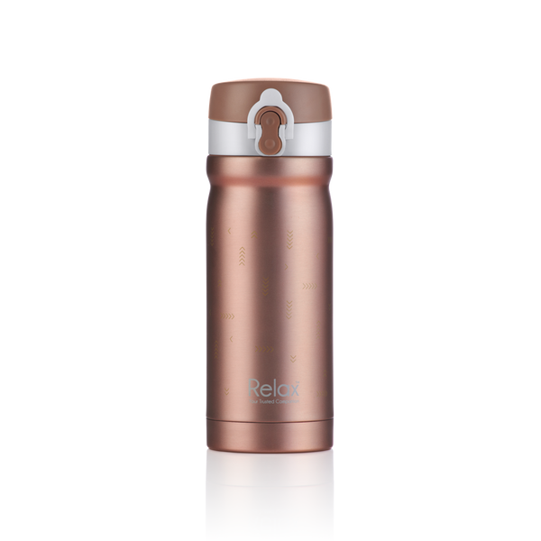 RELAX 300ML 18.8 STAINLESS STEEL THERMAL FLASK - ROSE PINK