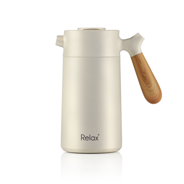 1400ML RELAX STAINLESS STEEL THERMAL CARAFE - D3314 BEIGE
