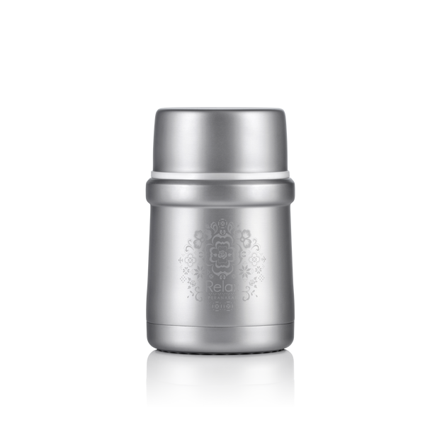 RELAX 500ML 18.8 STAINLESS STEEL THERMAL FOOD JAR - SILVER